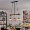 Ripoll hanging light, globe light, pendant light Ecru, black, 3-light sources