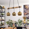 Ripoll hanging light, globe light, pendant light Ecru, black, 3-light sources