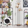 Kyoto floor lamp Light wood, black, 3-light sources