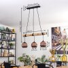 Ripoll hanging light, globe light, pendant light Ecru, black, 3-light sources