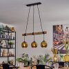 Koyoto hanging light, globe light, pendant light Ecru, black, 3-light sources