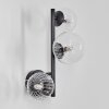 Chehalis globe light, wall light 23 cm clear, 3-light sources