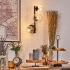 Chehalis globe light, wall light 23 cm clear, 3-light sources