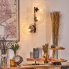 Chehalis globe light, wall light 33 cm clear, 3-light sources
