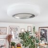 Dayen ceiling light LED silver, white, 1-light source, Remote control