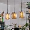 Apedo hanging light, pendant light Amber, 3-light sources