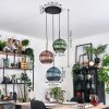 Koyoto hanging light, globe light, pendant light black, 3-light sources