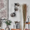Chehalis globe light, wall light Smoke-coloured, 3-light sources