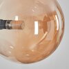 Chehalis globe light, wall light Amber, 3-light sources