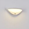 CARANO Outdoor Wall Light LED white, 1-light source, Motion sensor