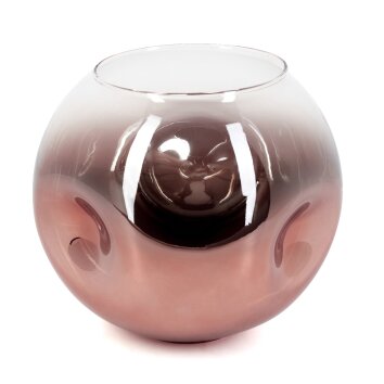 Glass lampshade  Ripoll replacement glass, spare part clear, coppery