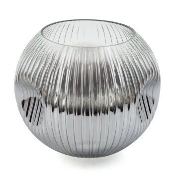 Lamp shade made of glass  Ripoll replacement glass, spare part clear, Smoke-coloured