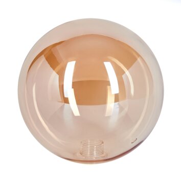 Lamp shade made of glass  Bernado replacement glass, spare part Amber