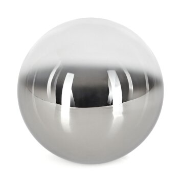 Glass lamp shade  Remaisnil replacement glass, spare part chrome, clear, Smoke-coloured