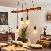 Seegaard Pendant Light Light wood, black, 4-light sources