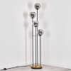 Koyoto floor lamp 30 cm Dark wood, black, 4-light sources