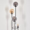 Gastor floor lamp 30 cm Dark wood, black, 4-light sources
