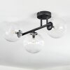 Chehalis ceiling light, globe light clear, 3-light sources