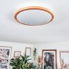 Nogueira ceiling light, Panel LED Ecru, white, 1-light source