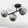 Chehalis ceiling light, globe light Smoke-coloured, 3-light sources