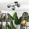 Chehalis ceiling light, globe light Smoke-coloured, 3-light sources