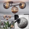 Chehalis ceiling light, globe light Smoke-coloured, 3-light sources