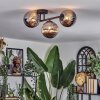 Chehalis ceiling light, globe light Smoke-coloured, 3-light sources