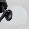 Chehalis ceiling light, globe light white, 3-light sources