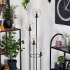 Gastor floor lamp 30 cm Dark wood, black, 4-light sources