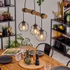 Ripoll hanging light, globe light, pendant light Ecru, black, 3-light sources