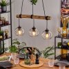 Ripoll hanging light, globe light, pendant light Ecru, black, 3-light sources