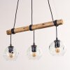Ripoll hanging light, globe light, pendant light Ecru, black, 3-light sources