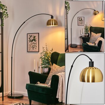 Baloca floor lamp, Arch lamps black, 1-light source