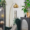 Baloca floor lamp, Arch lamps brass, black, 1-light source