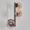Chehalis globe light, wall light Amber, 3-light sources