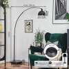Baloca floor lamp, Arch lamps chrome, black, 1-light source