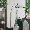 Baloca floor lamp, Arch lamps chrome, black, 1-light source