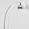 Baloca floor lamp, Arch lamps chrome, black, 1-light source