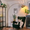 Baloca floor lamp, Arch lamps gold, black, 1-light source