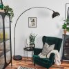Baloca floor lamp, Arch lamps chrome, black, 1-light source