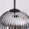 Koyoto hanging light, globe light, pendant light Amber, clear, Smoke-coloured, 3-light sources