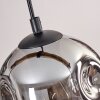 Ripoll hanging light, globe light, pendant light Ecru, black, 3-light sources
