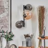 Chehalis globe light, wall light Amber, Smoke-coloured, 3-light sources