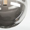 Chehalis globe light, wall light Smoke-coloured, 3-light sources