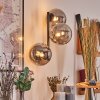 Chehalis globe light, wall light Smoke-coloured, 3-light sources