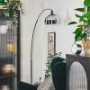 Baloca floor lamp, Arch lamps chrome, black, 1-light source