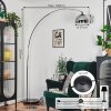 Baloca floor lamp, Arch lamps chrome, black, 1-light source