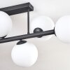 Gastor ceiling light, globe light white, 6-light sources