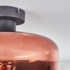 Boza ceiling light clear, coppery, 1-light source