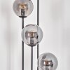 Gastor floor lamp 30 cm Dark wood, black, 4-light sources